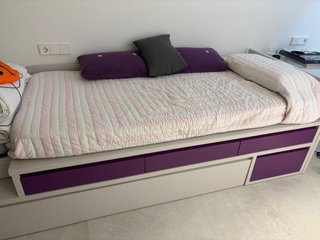 Cama Juvenil con Cajones de Almacenaje