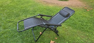 Silla gravedad cero camping y playa