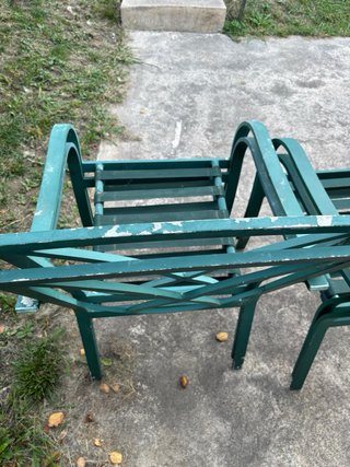 4 Sillas de Jardín Verdes
