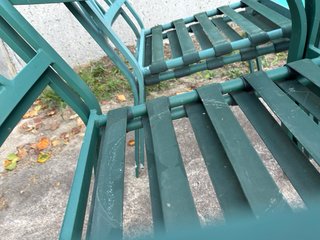 4 Sillas de Jardín Verdes