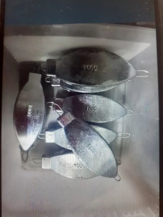 Pesas de pesca 1kg y 750gr