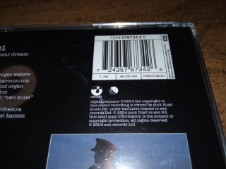 Pink Floyd The Final Cut CD