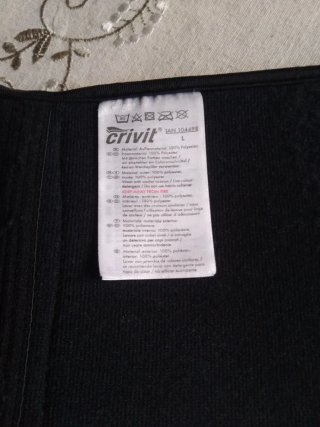 Faja Lumbar Motorista Talla L Crivit