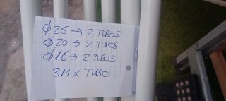 Elige: Tubos PVC-Mangos de Madera y aluminio