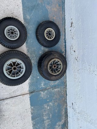 Juego de 2 Ruedas para Cortacésped