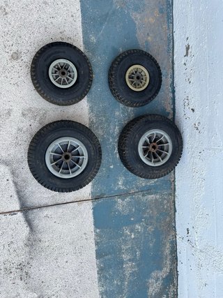 Juego de 2 Ruedas para Cortacésped