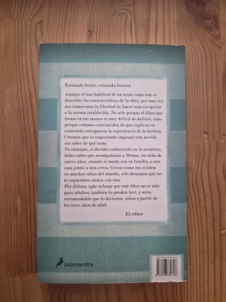 Libro "El niño con el pijama de rayas"