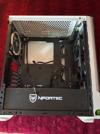 Caja PC Nfortec Blanca y Negra