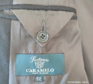 Americana Caramelo Negra Talla 52