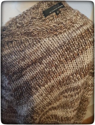 Jersey de Punto Mujer Marron Beige Talla M