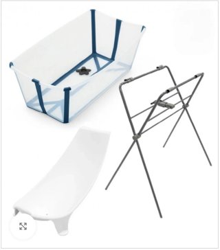 Pack bañera Stokke Flexi Bath con soporte y hamaca