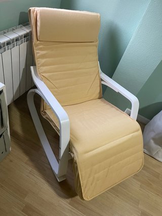 Sillón balancín tela y plástico