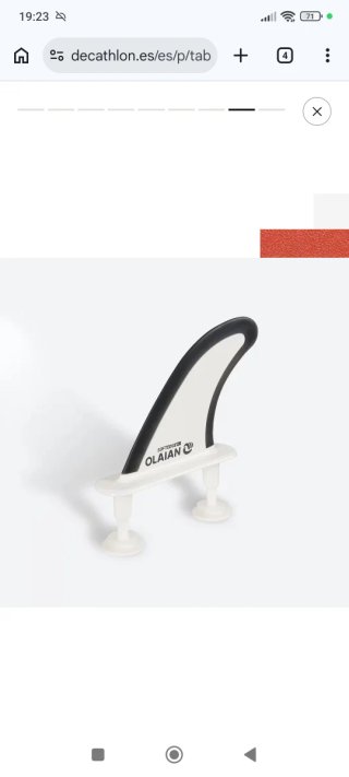 Tabla de Surf Olaian 500 Espuma 7' 55L -65kg.