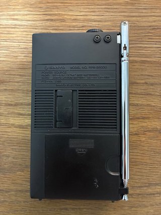 Radio Sanyo RPM6800U AM/FM  año 1980. Nueva