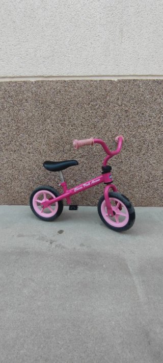 Bici sin pedales rosa