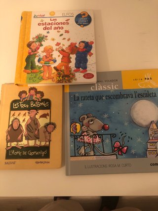 Lote 3 libros infantiles varios