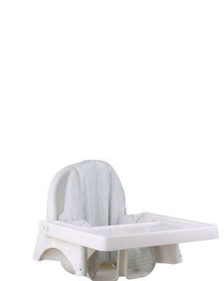 Trona IKEA Antilop blanca con bandeja y cojín rega