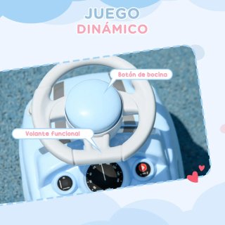 Correpasillos infantil azul sistema antivuelco