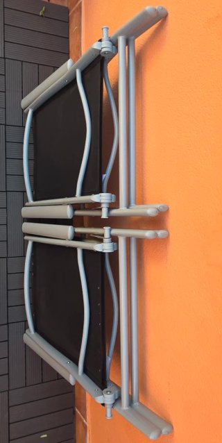 Set de 2 Sillas de Jardín Plegables