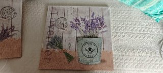 Set de 2 Cuadros Decorativos Lavanda