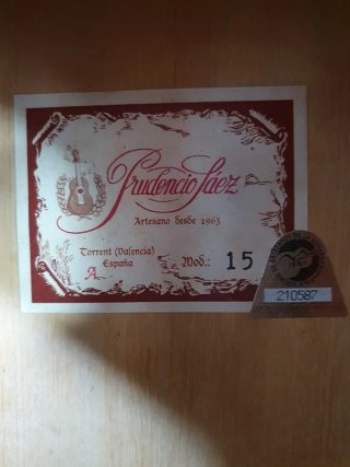 GUITARRA ESPAÑOLA PRUDENCIO SAEZ