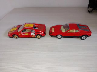Lotto Modellini Ferrari 348tb + 512bb 1/24 Burago