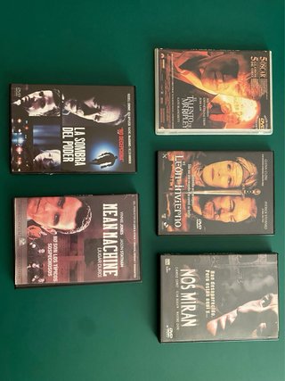 Gran variedad de películas en DVD