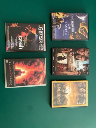 Gran variedad de películas en DVD