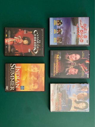 Gran variedad de películas en DVD