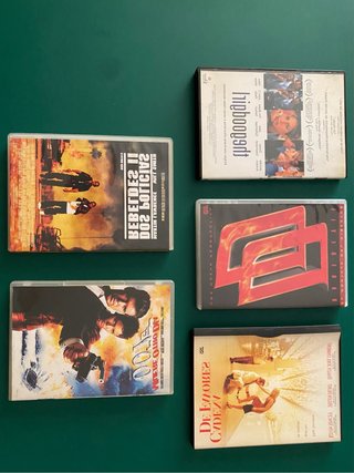 Gran variedad de películas en DVD