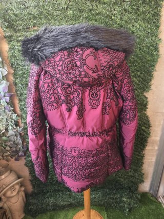 Abrigo Desigual Morado Edición Especial