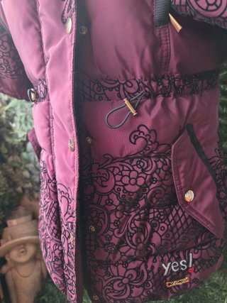 Abrigo Desigual Morado Edición Especial