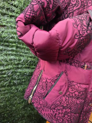 Abrigo Desigual Morado Edición Especial