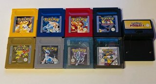 Colección completa 9 juegos+ Gameboy color Pokémon