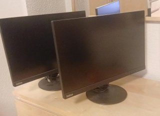 1 Monitoror Lenovo ThinkVision Negro