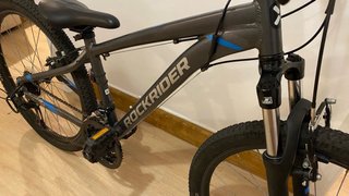 Bicicleta de Montaña Rockrider Gris