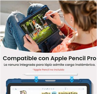 Custodia Fintie iPad Air 10,9" blu navy