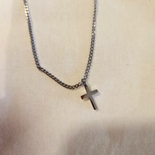 Collar con Cruz Sava Amsterdam - Plata