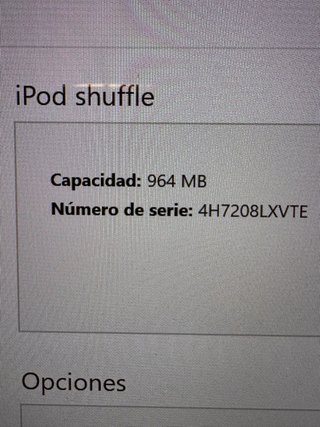 iPod Shuffle Gris