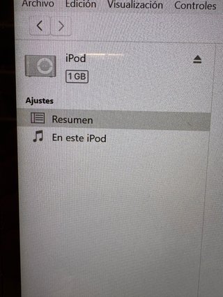 iPod Shuffle Gris