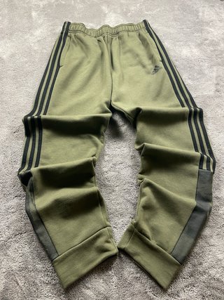 Pantalon Adidas verde sportswear vintage y2k 90s