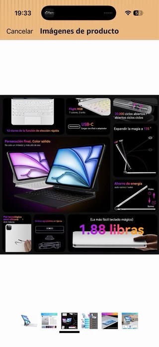Funda Teclado Inalámbrico HOU para iPad