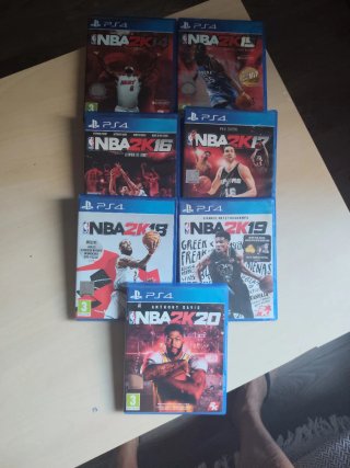 Lote 7 Juegos NBA PS4