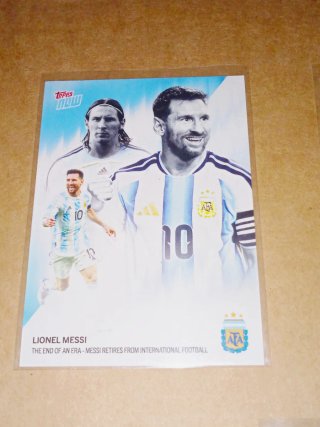 Lote Messi Argentina Mundial sus últimos cromos