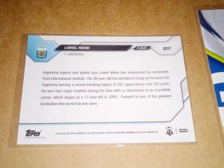 Lote Messi Argentina Mundial sus últimos cromos