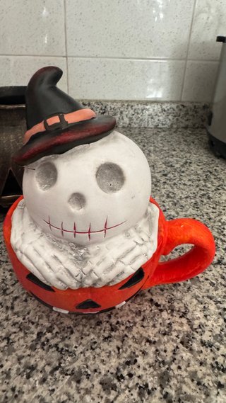 Decoración Halloween Calabaza y Calavera