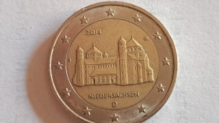 Moneda 2 Euros Conmemorativa Niedersachsen 2014