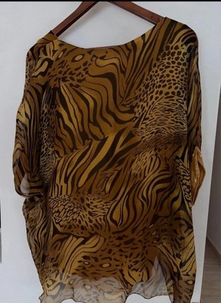 Blusa Estampada Animal Print