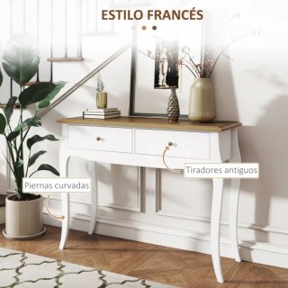 Ingresso bianco e in legno con cassetti