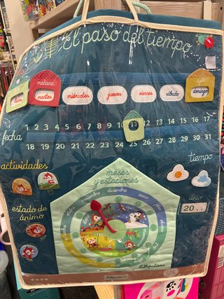 Calendario infantil El paso del tiempo
